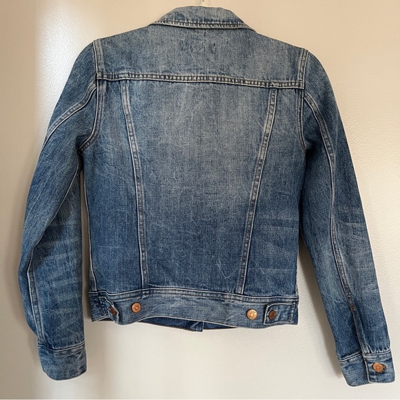 J.CREW Indigo Denim Jean Jacket Size XS - Picture 6 of 7